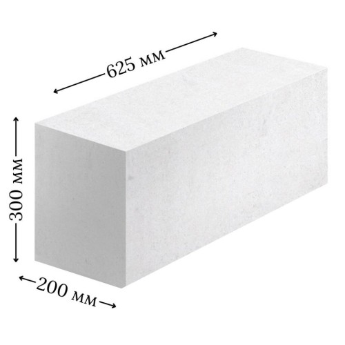Купить Газоблок Цемрос 625×300×200 (50 шт/поддон) в Зверево